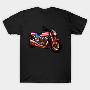 Stylish American Motorcycle T-Shirt